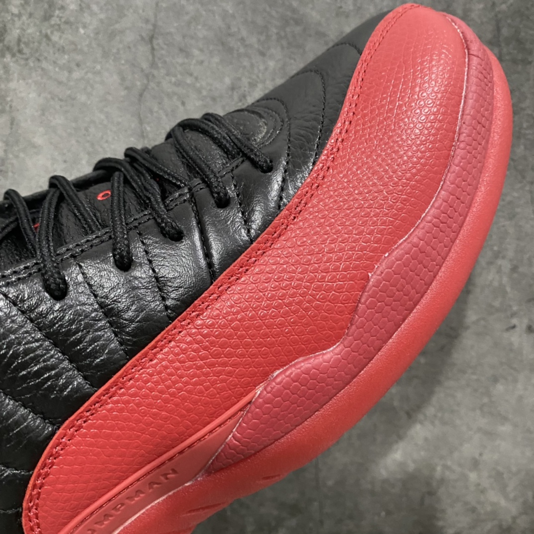 500 【外贸纯原版本】Air Jordan 12 Retro "Flu Game" 高帮 病倒 AJ12高邦 黑红 130690-002