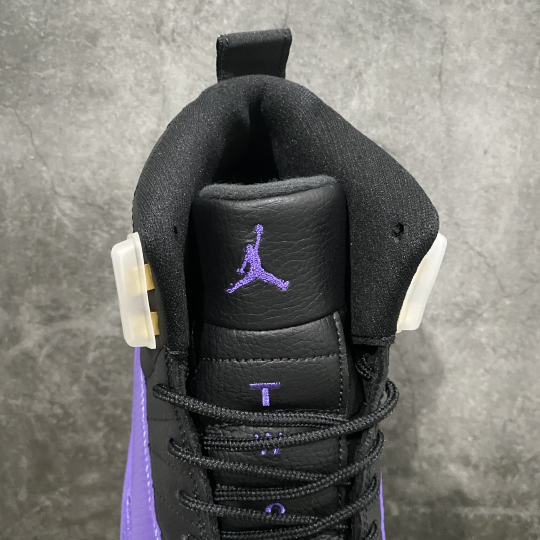 图片[8]-【外贸纯原版本】Air Jordan 12 Retro\”Field Purple\”AJ12 乔丹12代黑紫 货号：CT8013-057n原楦原纸板开发 原汁原味12代鞋型进口原厂皮料 原厂碳板 原装材料原厂定制金属扣 原厂电绣 支持与公司货全方位对比只服务于5%懂鞋的高端客户 发国外可支持各种retail商店充正寄售 SIZE：40 40.5 41 42 42.5 43 44 44.5 45 45.5 46 47.5-莆田鞋批发中心