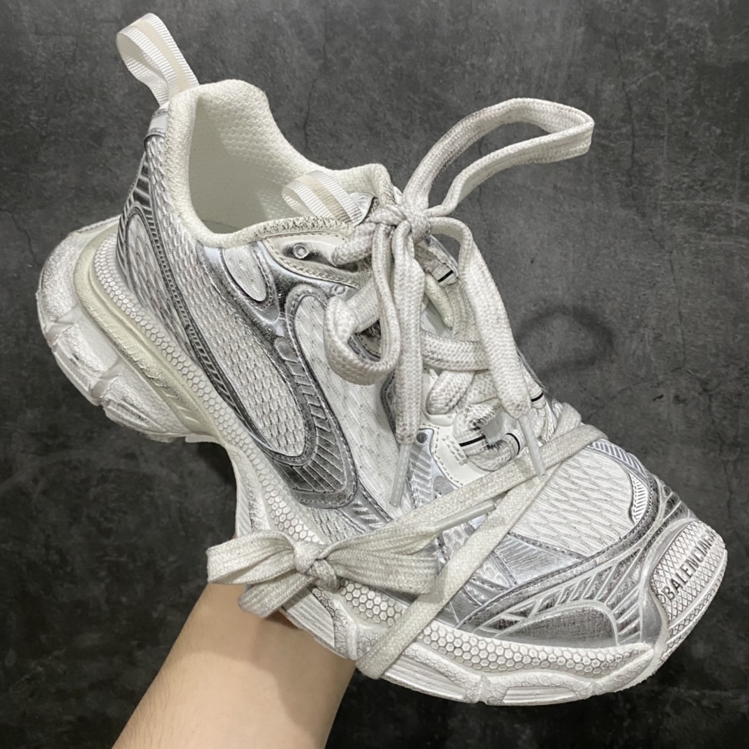 [XA version] BALENCIAGA 3XL Sneake tenth generation mesh lace-up low-top catwalk retro dad shoes