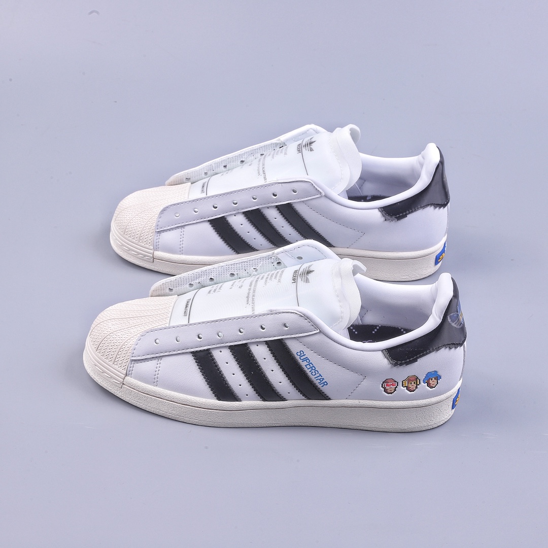 Adidas Clover Originals Superstar W classic shell toe series low-cut sneakers IG3500