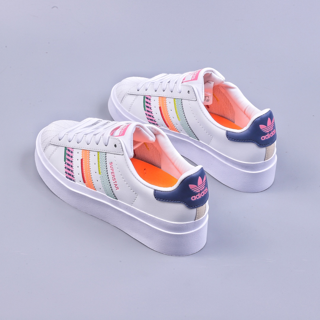 Adidas Clover Originals Superstar W classic shell toe series low-cut sneakers GW9783