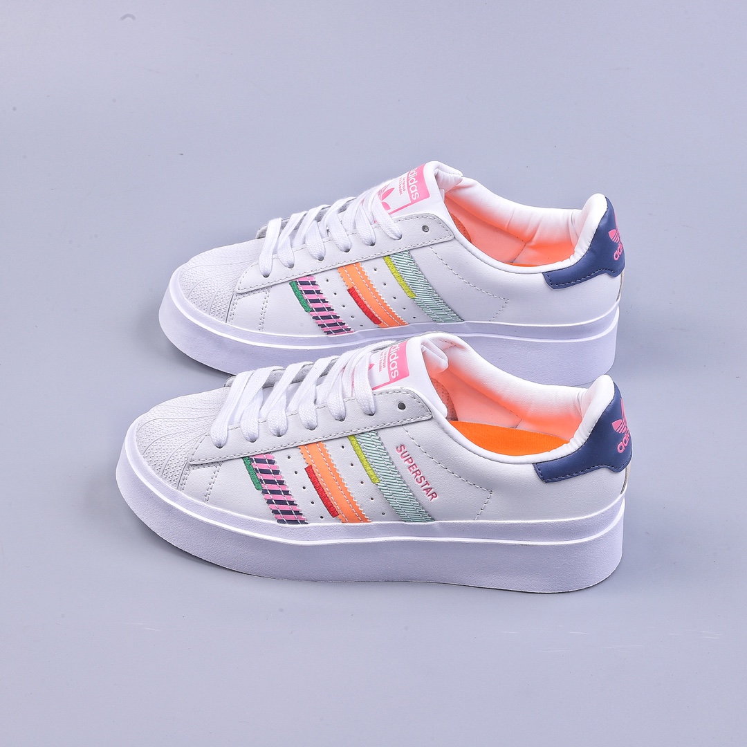 Adidas Clover Originals Superstar W classic shell toe series low-cut sneakers GW9783