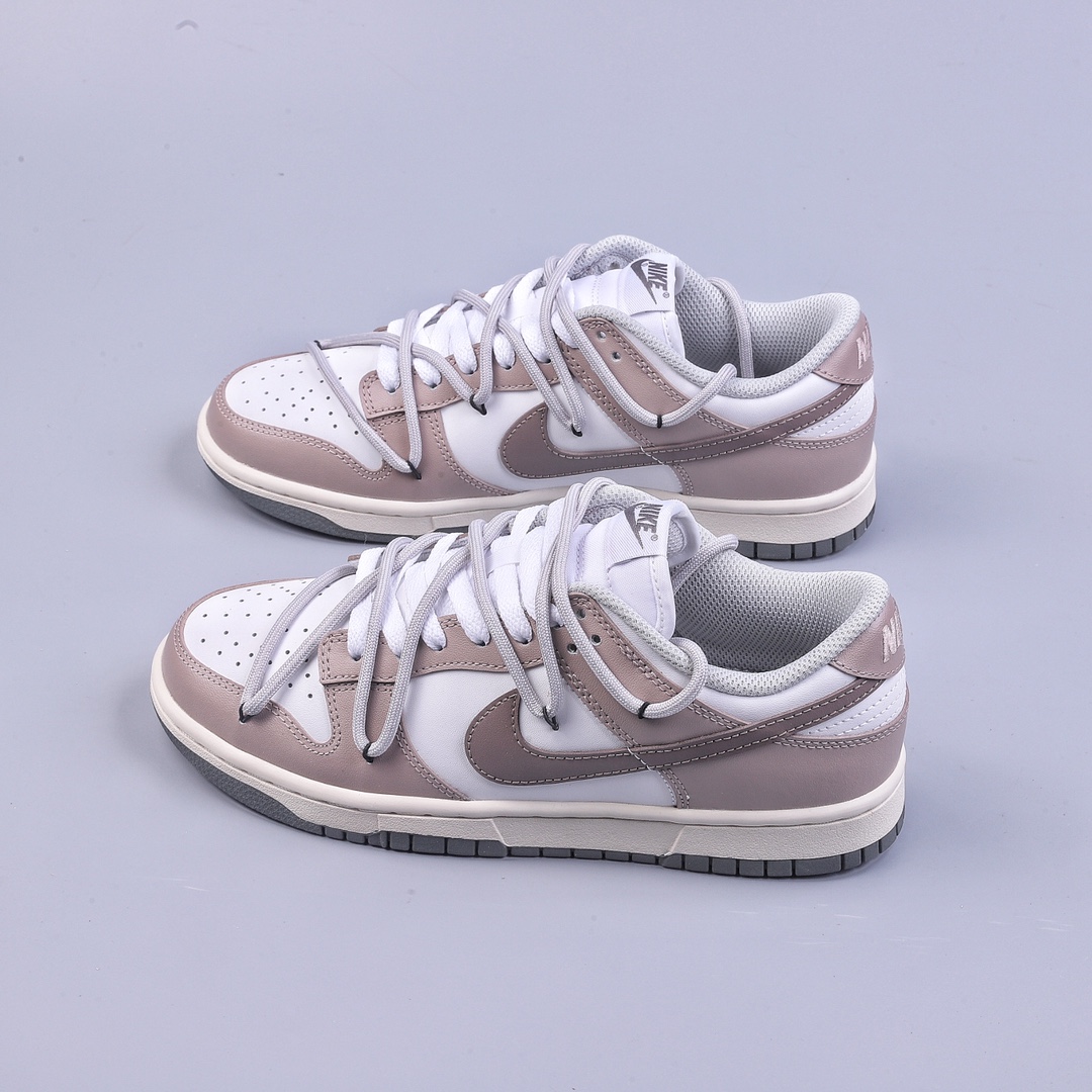 YC Pure Original NK Dunk Low Coco Latte/Mocha Brown Low-top Casual Sports Skateboard Shoes DD1503-117