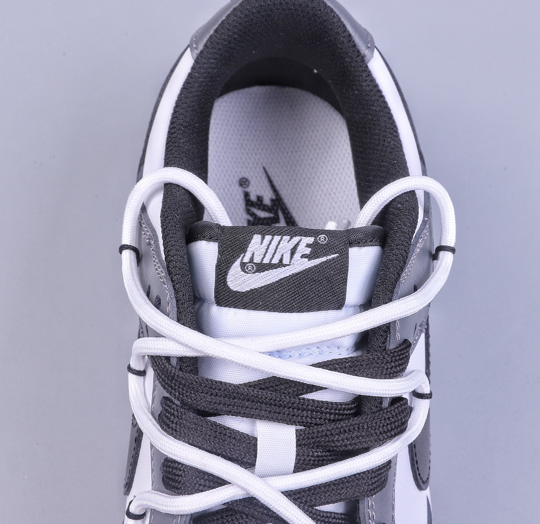 YC pure original Nike Dunk Low deconstructed black and white gray DD1503-101