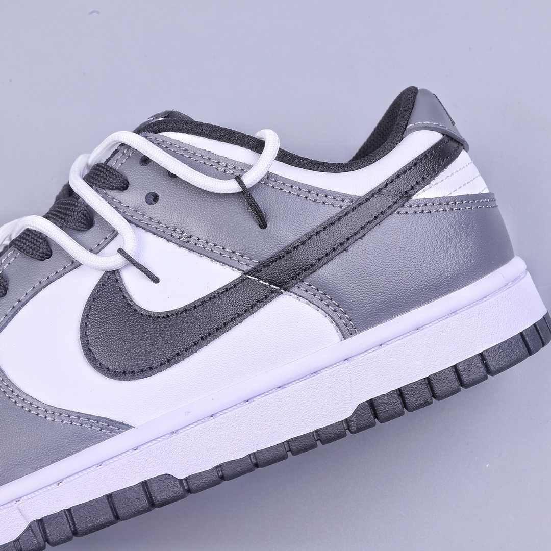 YC pure original Nike Dunk Low deconstructed black and white gray DD1503-101