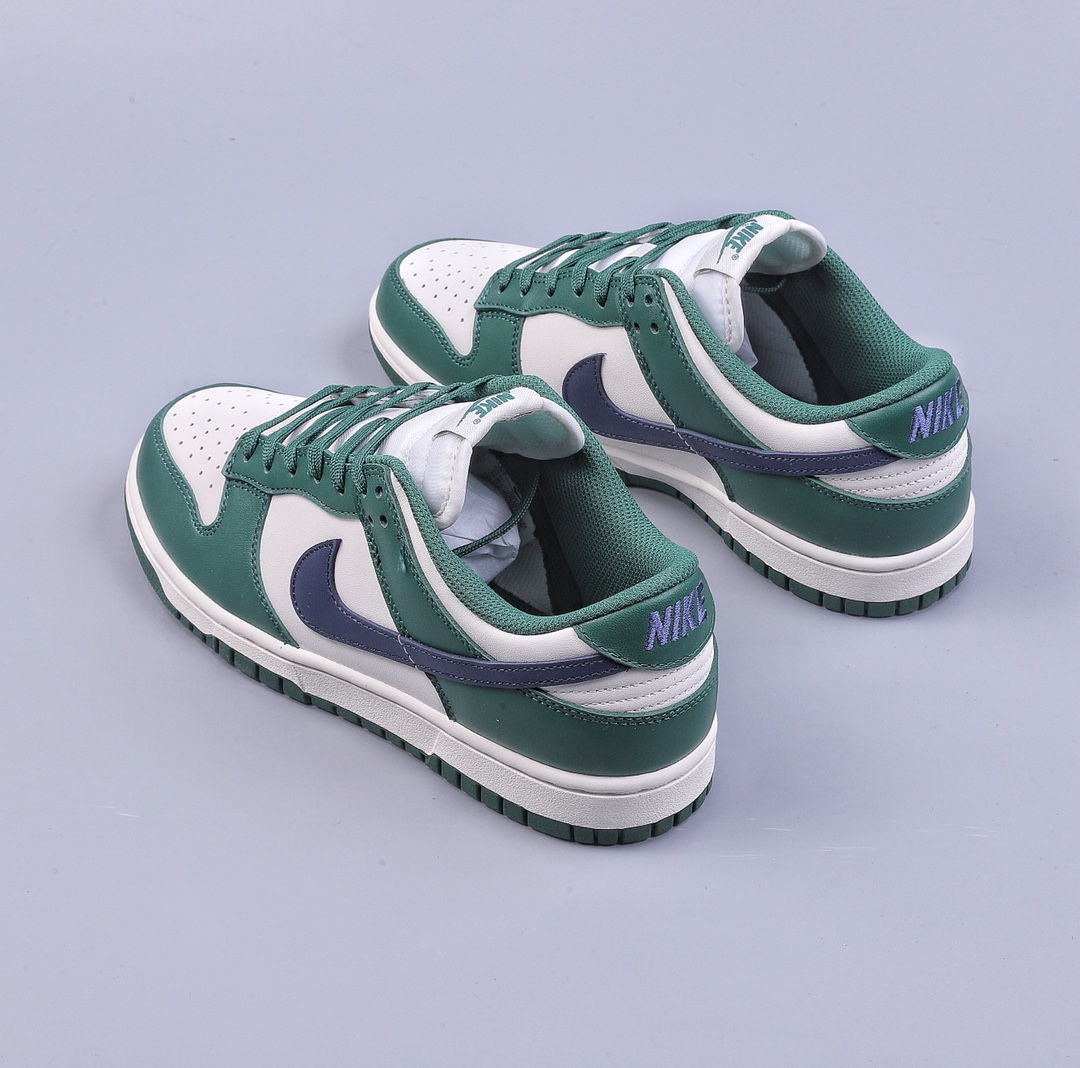 S2 Nike DUNK Low White Green Blue Hook DD1503-300