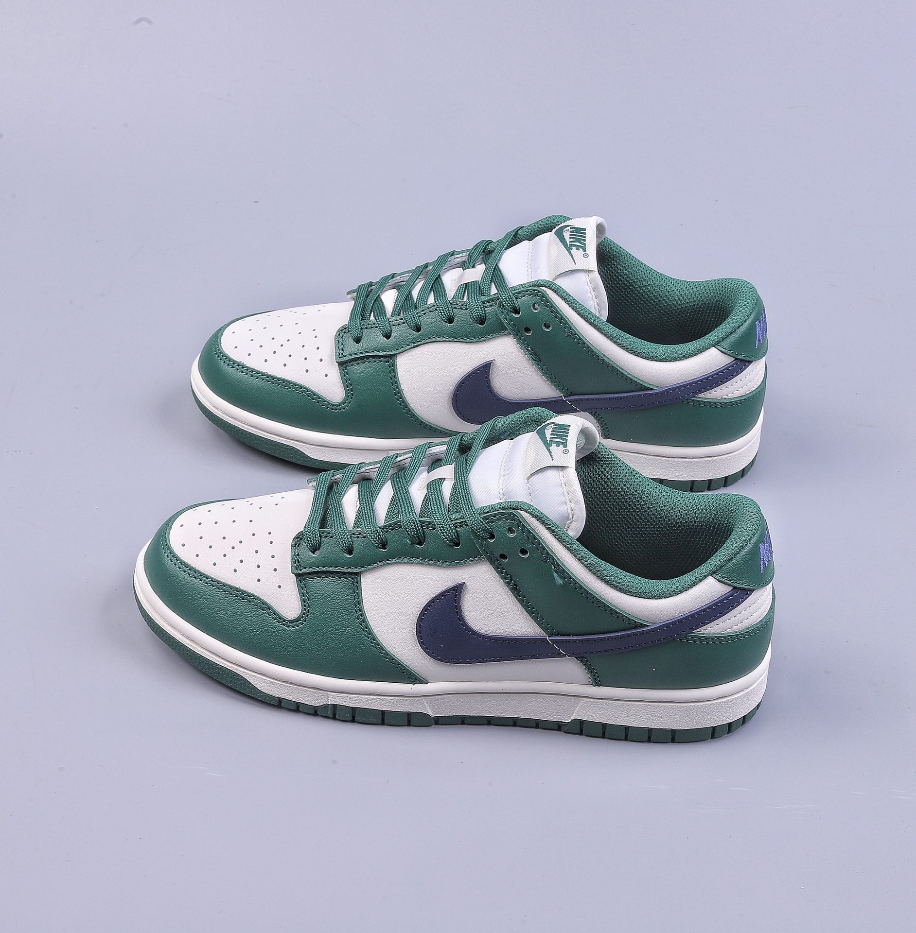 S2 Nike DUNK Low White Green Blue Hook DD1503-300