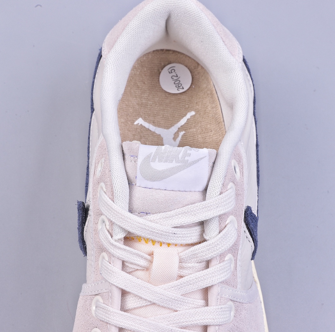 320 S2 Uion LA x Air Jordan AJ1 KO Low 低帮复古篮球鞋 联名白灰 DZ4864-100
