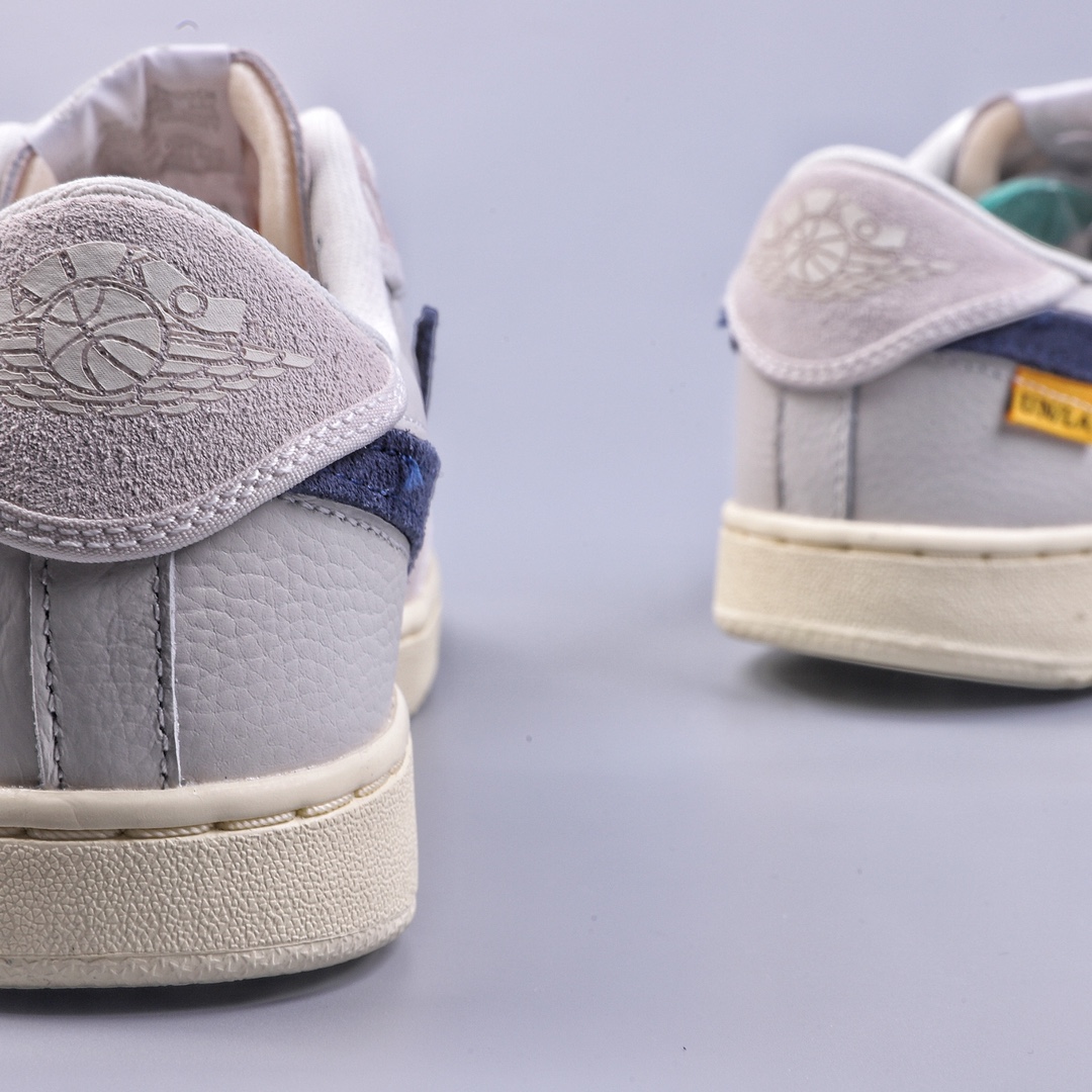 320 S2 Uion LA x Air Jordan AJ1 KO Low 低帮复古篮球鞋 联名白灰 DZ4864-100
