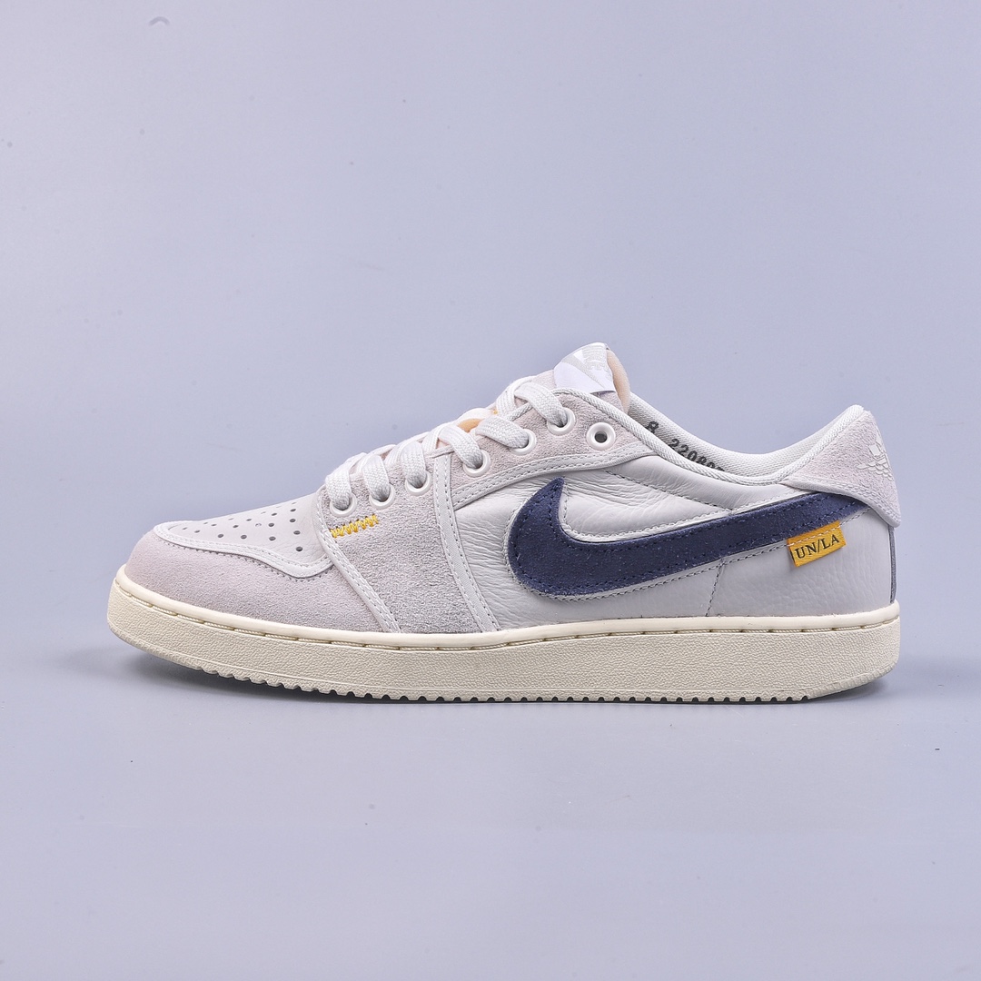 320 S2 Uion LA x Air Jordan AJ1 KO Low 低帮复古篮球鞋 联名白灰 DZ4864-100