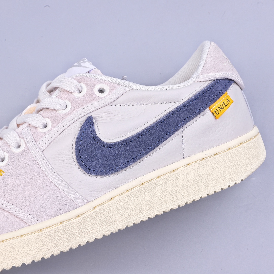 320 S2 Uion LA x Air Jordan AJ1 KO Low 低帮复古篮球鞋 联名白灰 DZ4864-100