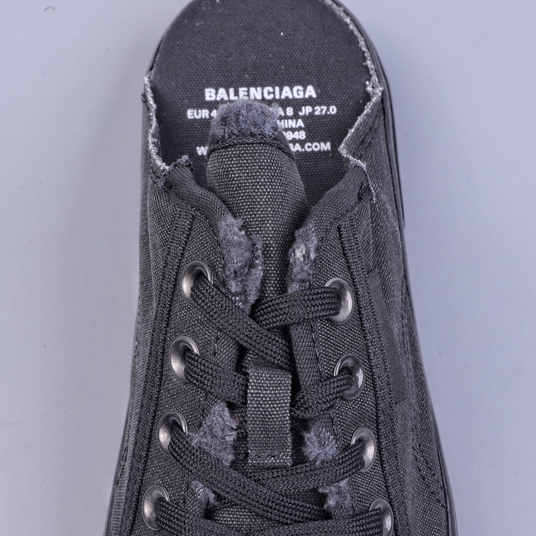 OK BALENCIAGA22 summer new product PARIS wear and old effect casual low-top canvas shoes
