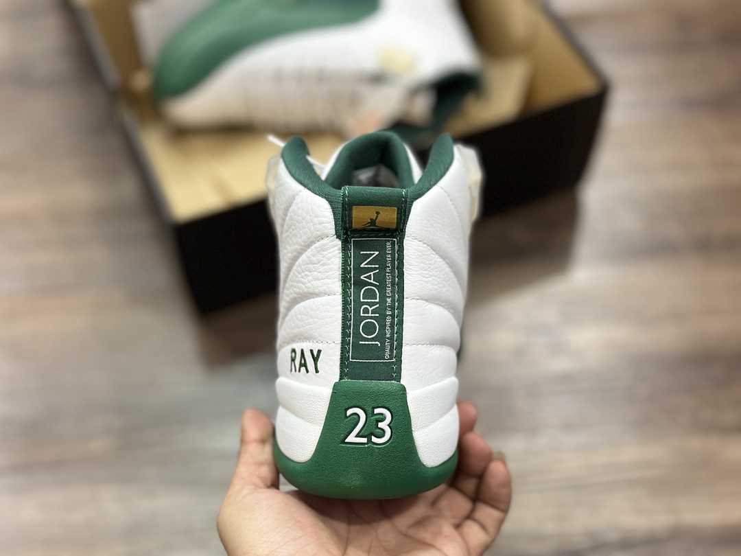 480 Air Jordan 12 AJ12白绿 乔丹篮球鞋 136061-063