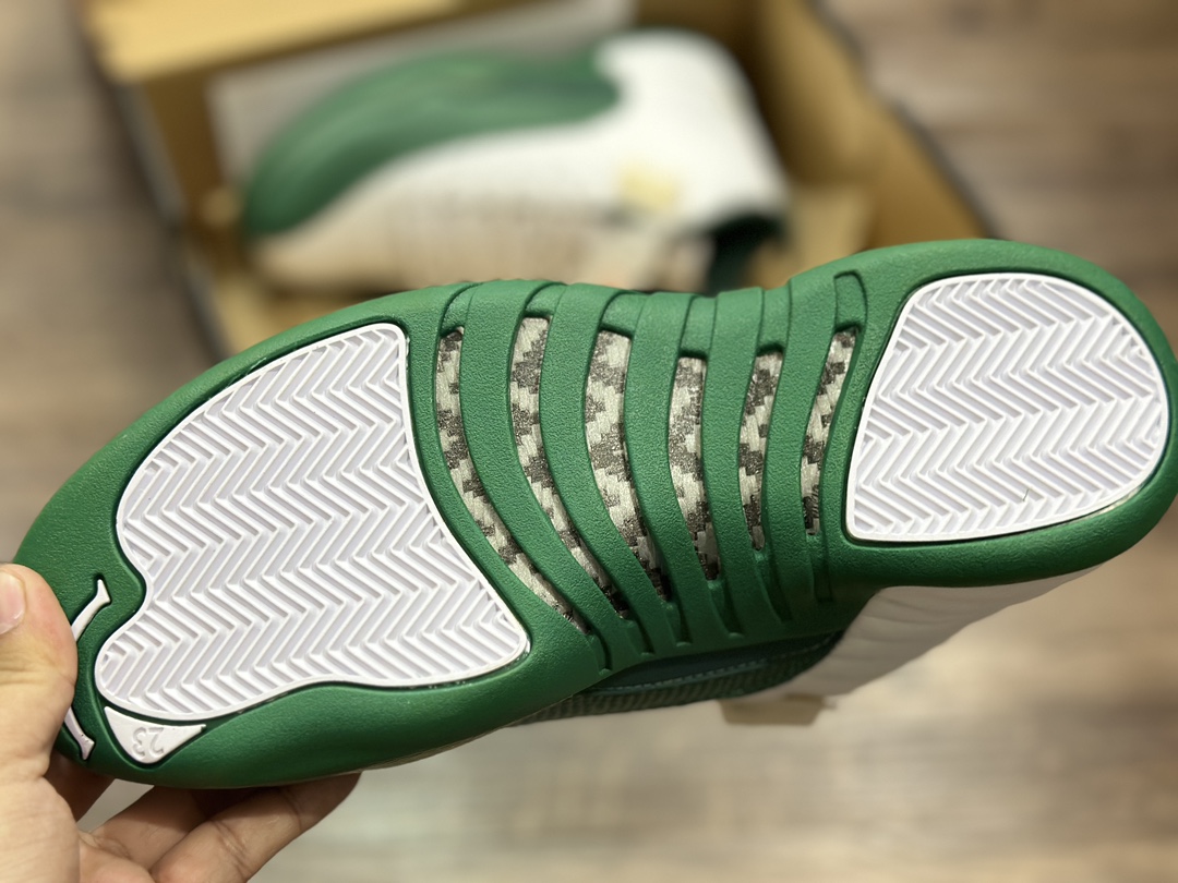 480 Air Jordan 12 AJ12白绿 乔丹篮球鞋 136061-063