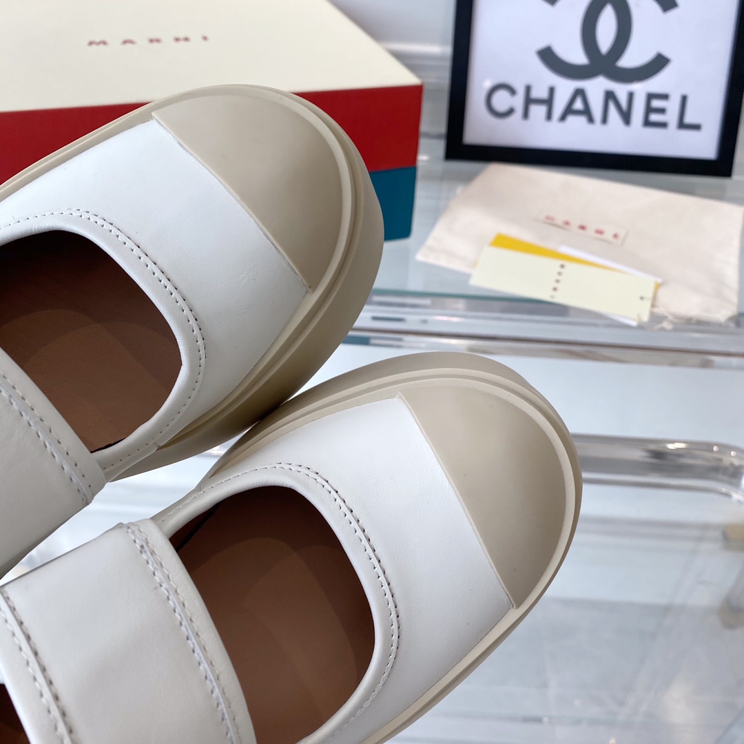 MARNI New Recreational Shoes: Top Edition, Original Six-Soft-Colour Delivery, Oxen’s Skin Import - 图片 7
