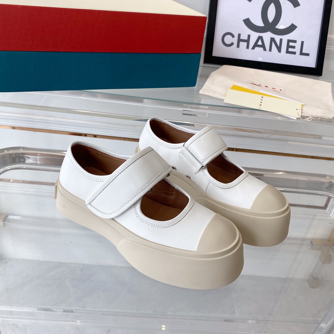 MARNI New Recreational Shoes: Top Edition, Original Six-Soft-Colour Delivery, Oxen’s Skin Import - 图片 3