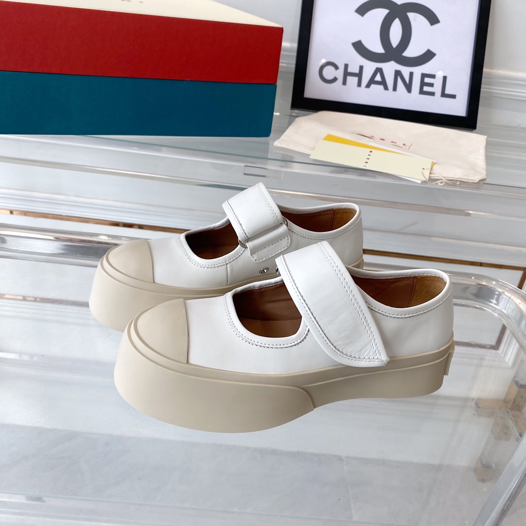 MARNI New Recreational Shoes: Top Edition, Original Six-Soft-Colour Delivery, Oxen’s Skin Import - 图片 2