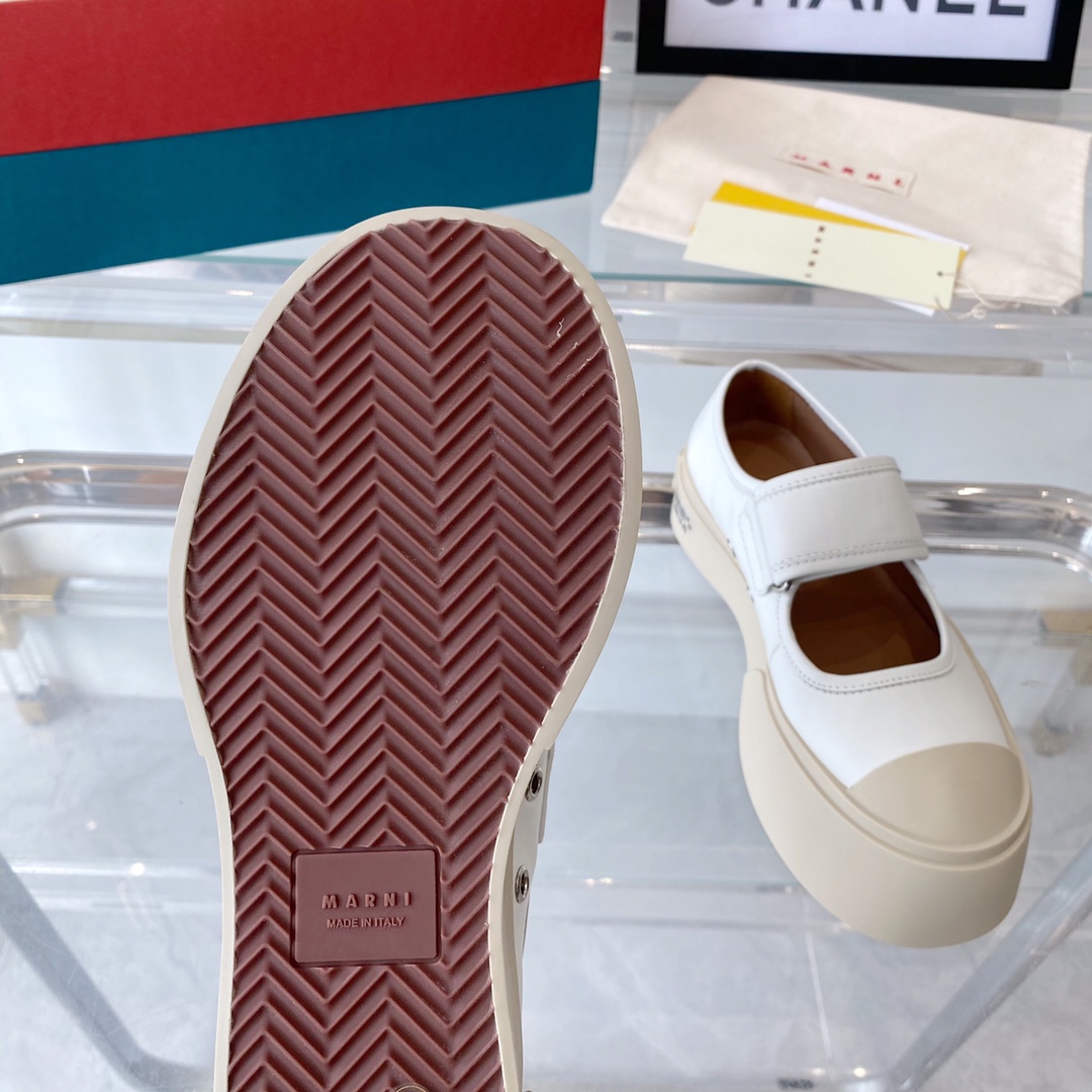 MARNI New Recreational Shoes: Top Edition, Original Six-Soft-Colour Delivery, Oxen’s Skin Import - 图片 9