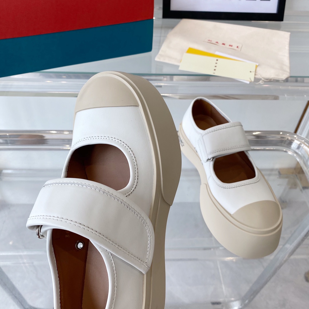 MARNI New Recreational Shoes: Top Edition, Original Six-Soft-Colour Delivery, Oxen’s Skin Import - 图片 6