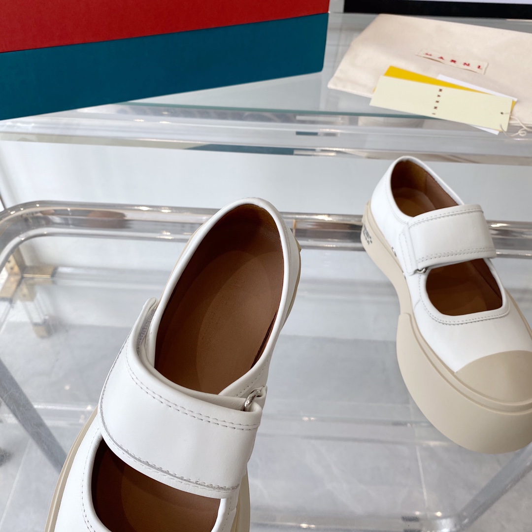 MARNI New Recreational Shoes: Top Edition, Original Six-Soft-Colour Delivery, Oxen’s Skin Import - 图片 5