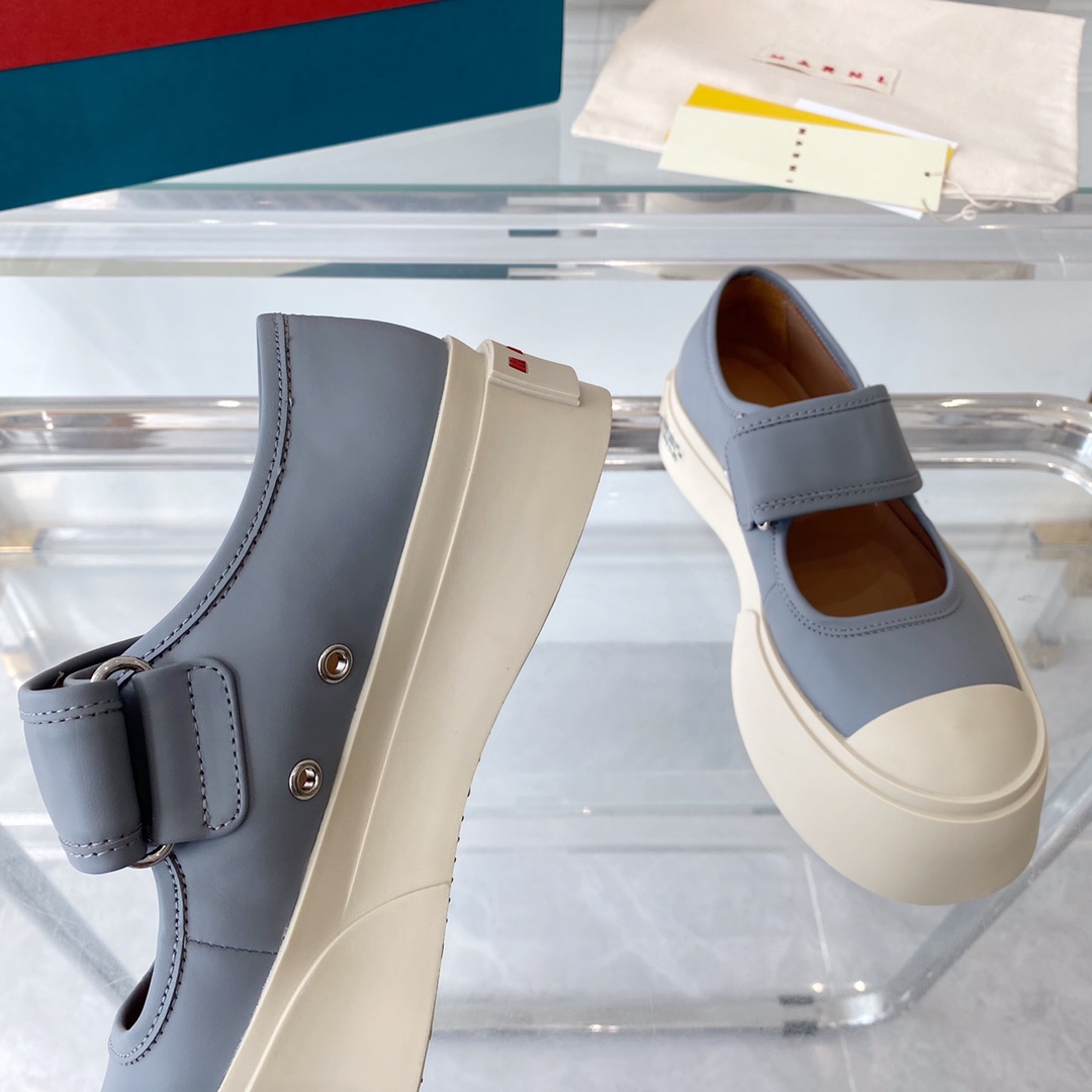MARNI New Recreational Shoes: Top Edition, Original Six-Soft-Colour Delivery, Oxen’s Skin Import - 图片 4