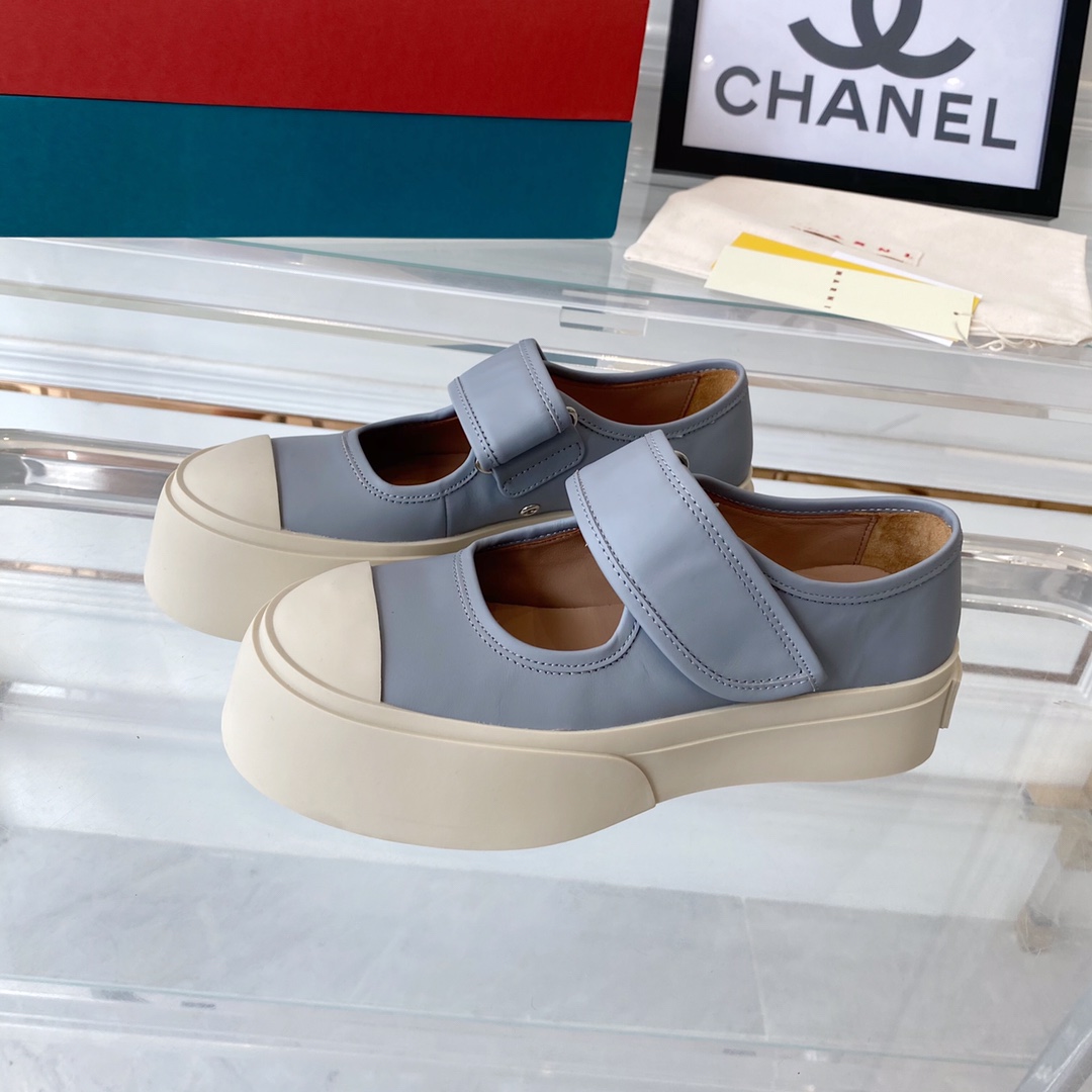 MARNI New Recreational Shoes: Top Edition, Original Six-Soft-Colour Delivery, Oxen’s Skin Import - 图片 2