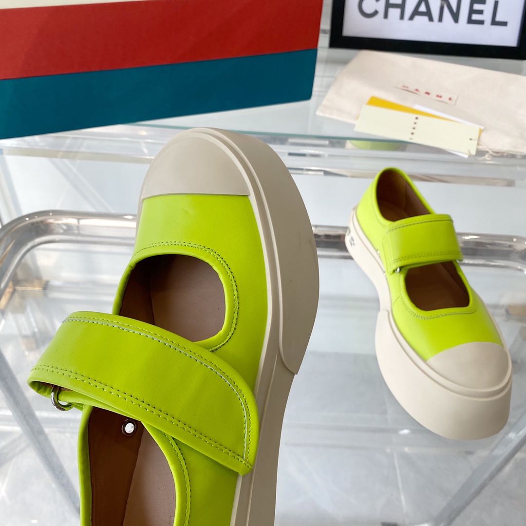 MARNI New Recreational Shoes: Top Edition, Original Six-Soft-Colour Delivery, Oxen’s Skin Import - 图片 6