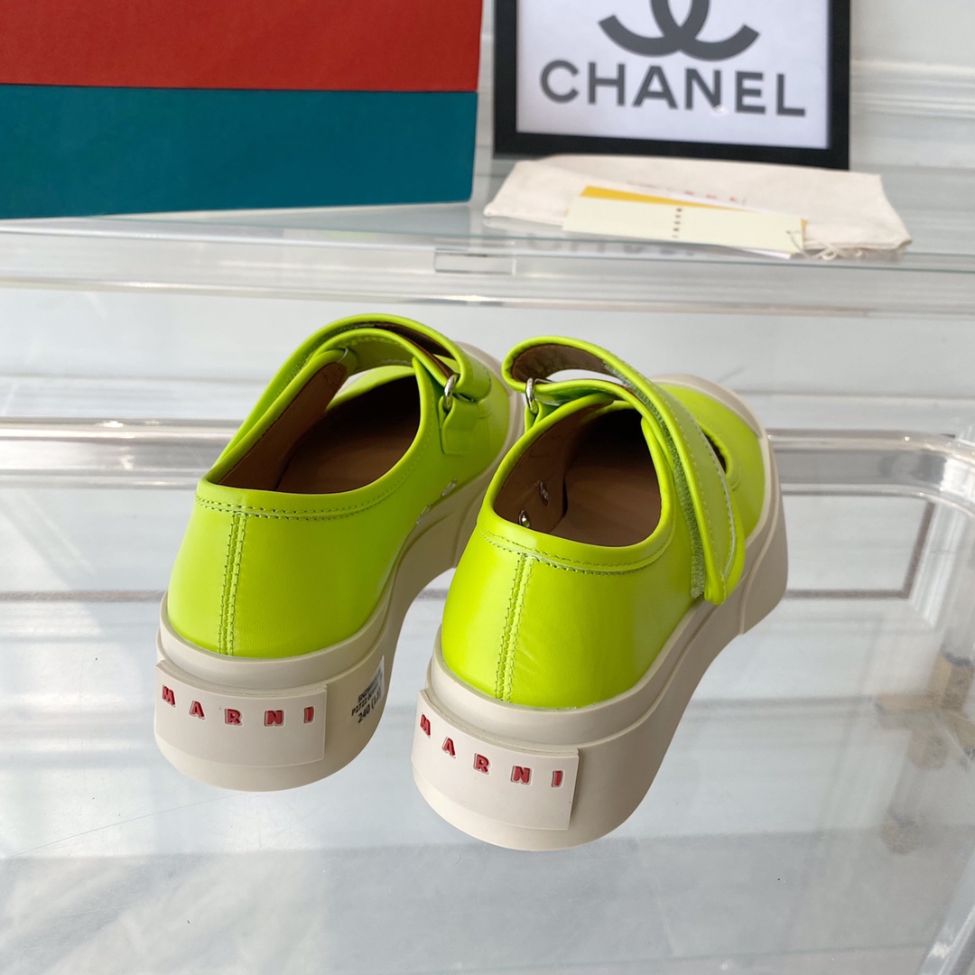 MARNI New Recreational Shoes: Top Edition, Original Six-Soft-Colour Delivery, Oxen’s Skin Import - 图片 8