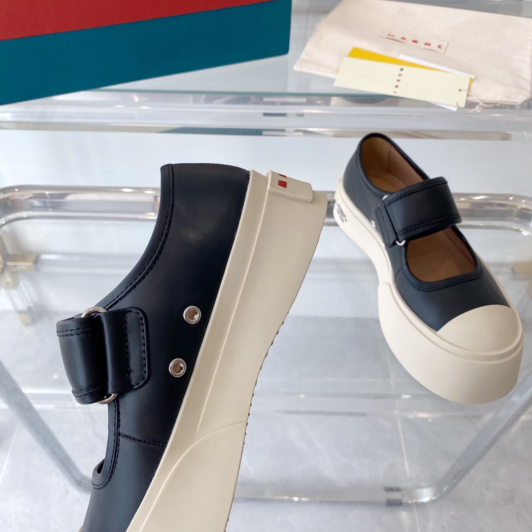 MARNI New Recreational Shoes: Top Edition, Original Six-Soft-Colour Delivery, Oxen’s Skin Import - 图片 4