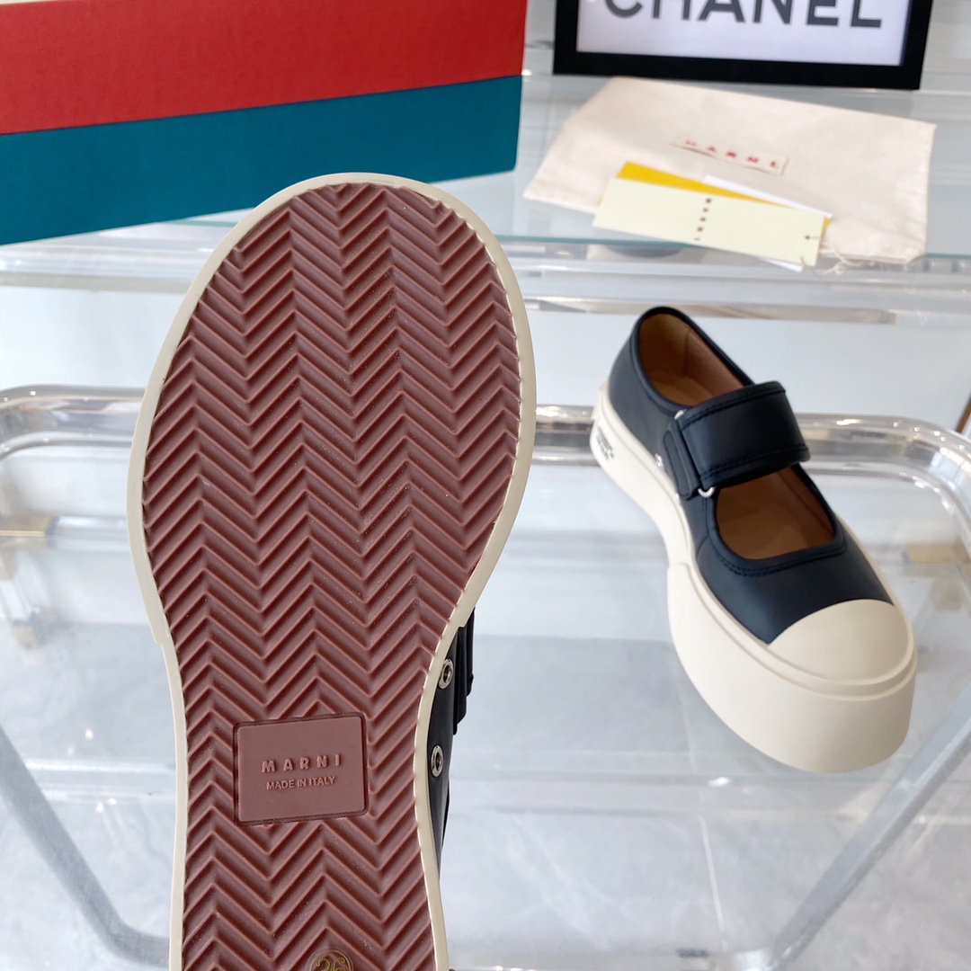 MARNI New Recreational Shoes: Top Edition, Original Six-Soft-Colour Delivery, Oxen’s Skin Import - 图片 9