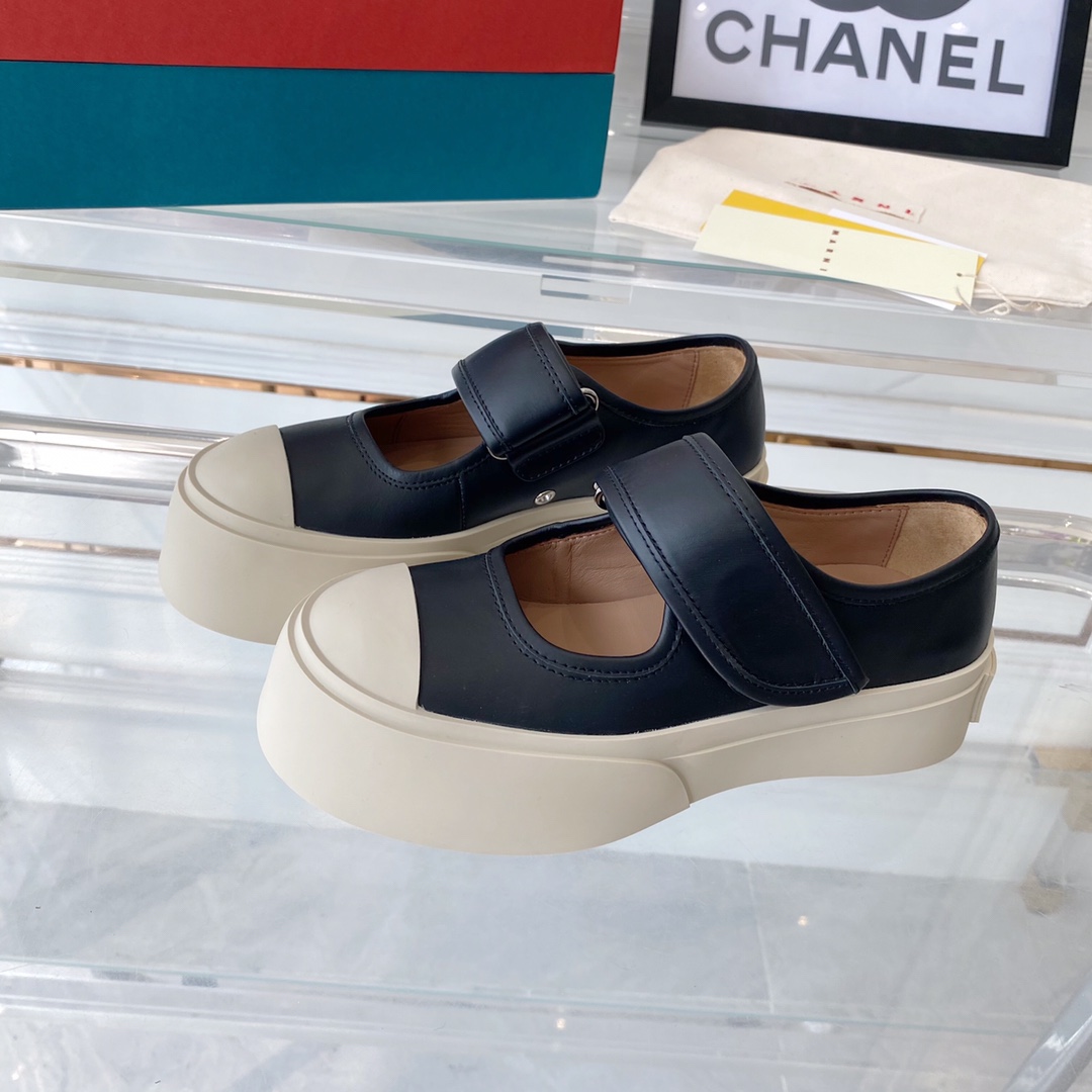 MARNI New Recreational Shoes: Top Edition, Original Six-Soft-Colour Delivery, Oxen’s Skin Import - 图片 2