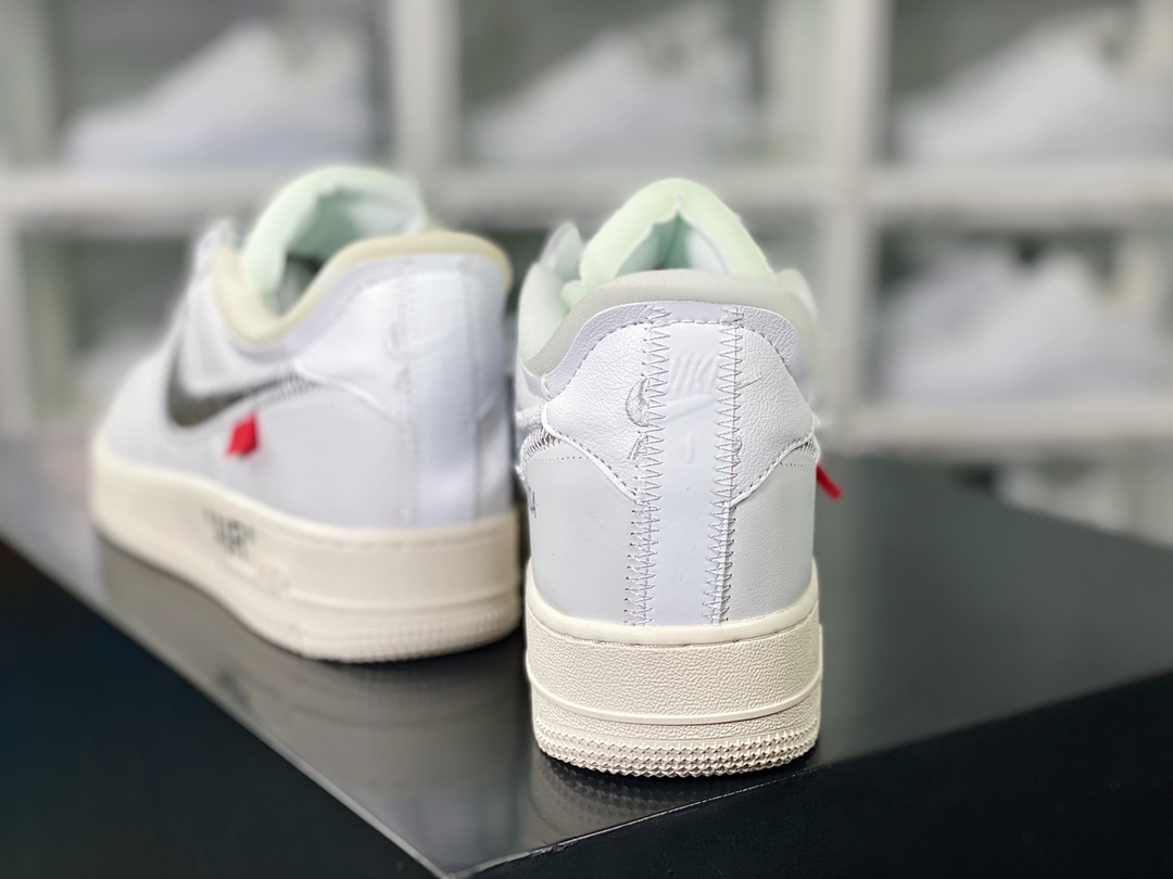 300 Off-White x 【Nike】 Air Force 1'07 Low"White AF100"空军一号板鞋“OW白银钩”AO4297-100