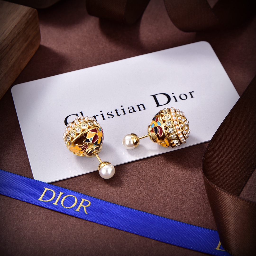 Dior Joyas Pendiente Colección de verano Fashion