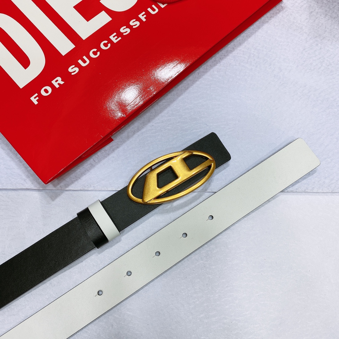 Real-Grade Diesel Skin with Silver Buttons, 3.0 cm Wide Flash, Two-Sided Design - 图片 6