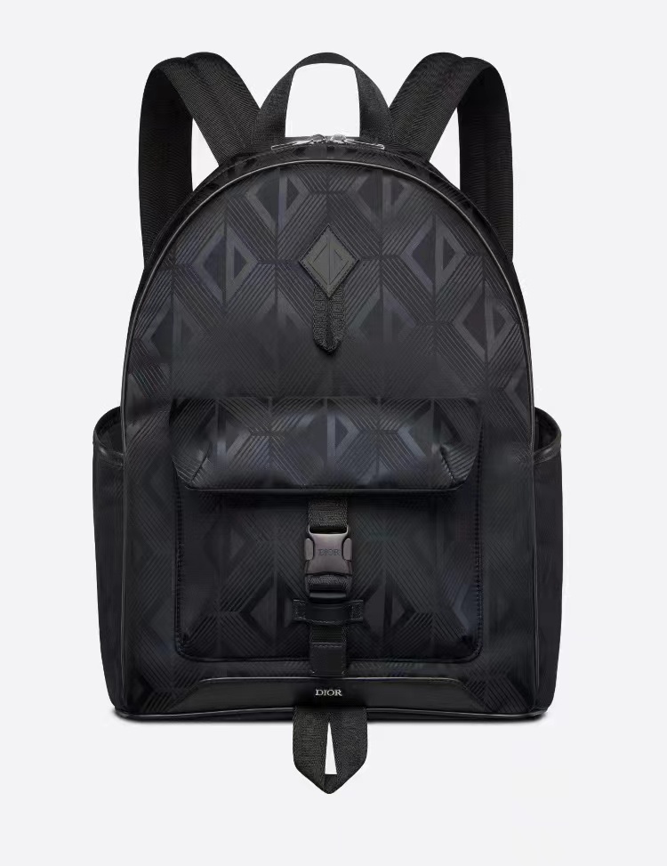 Dior Bags Backpack Black Men Cowhide Casual
