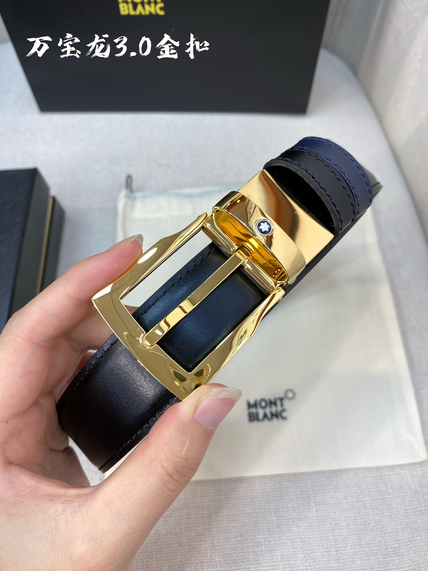 Montblanc万宝龙宽3.0cm