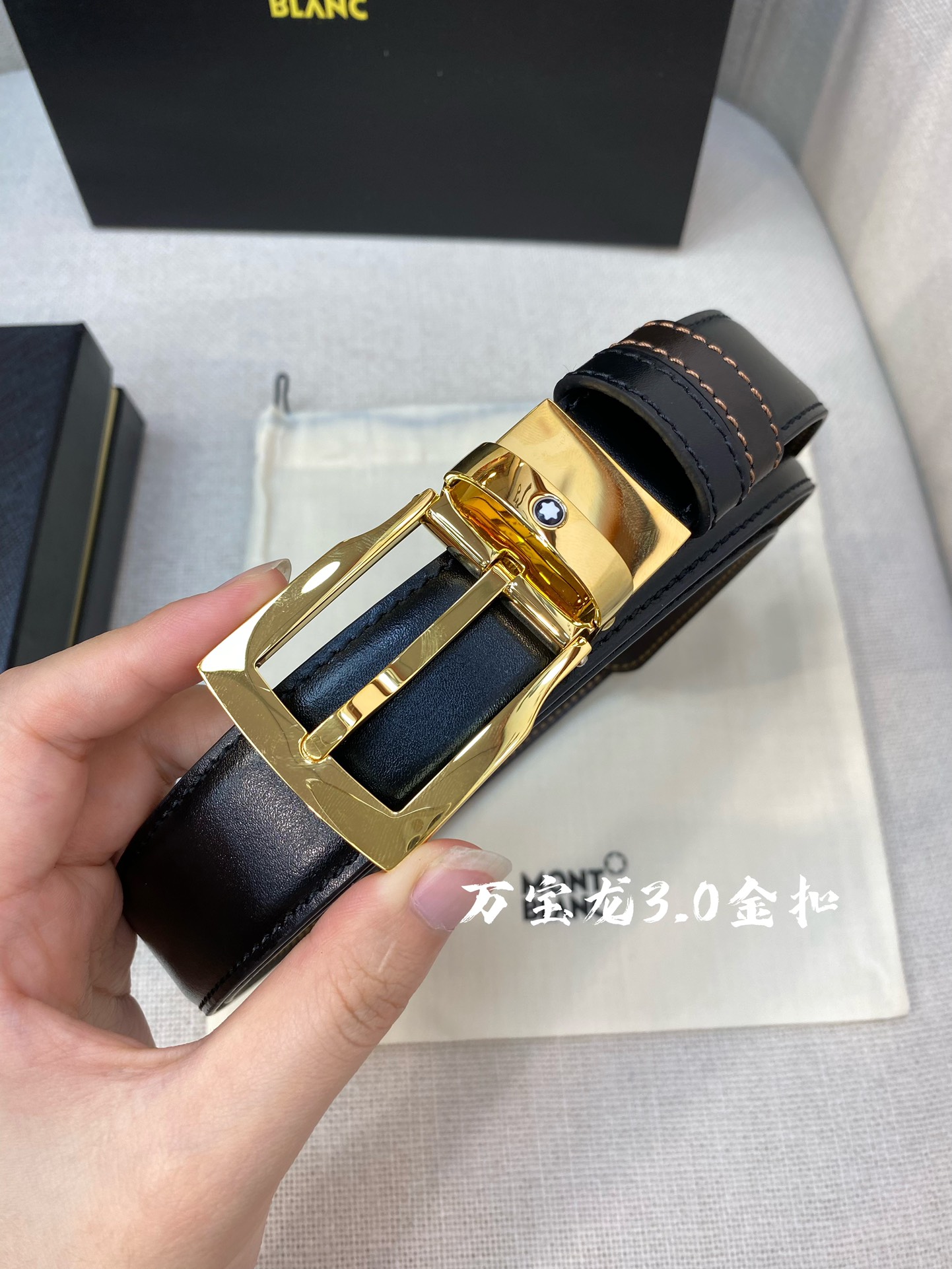 Montblanc万宝龙宽3.0cm