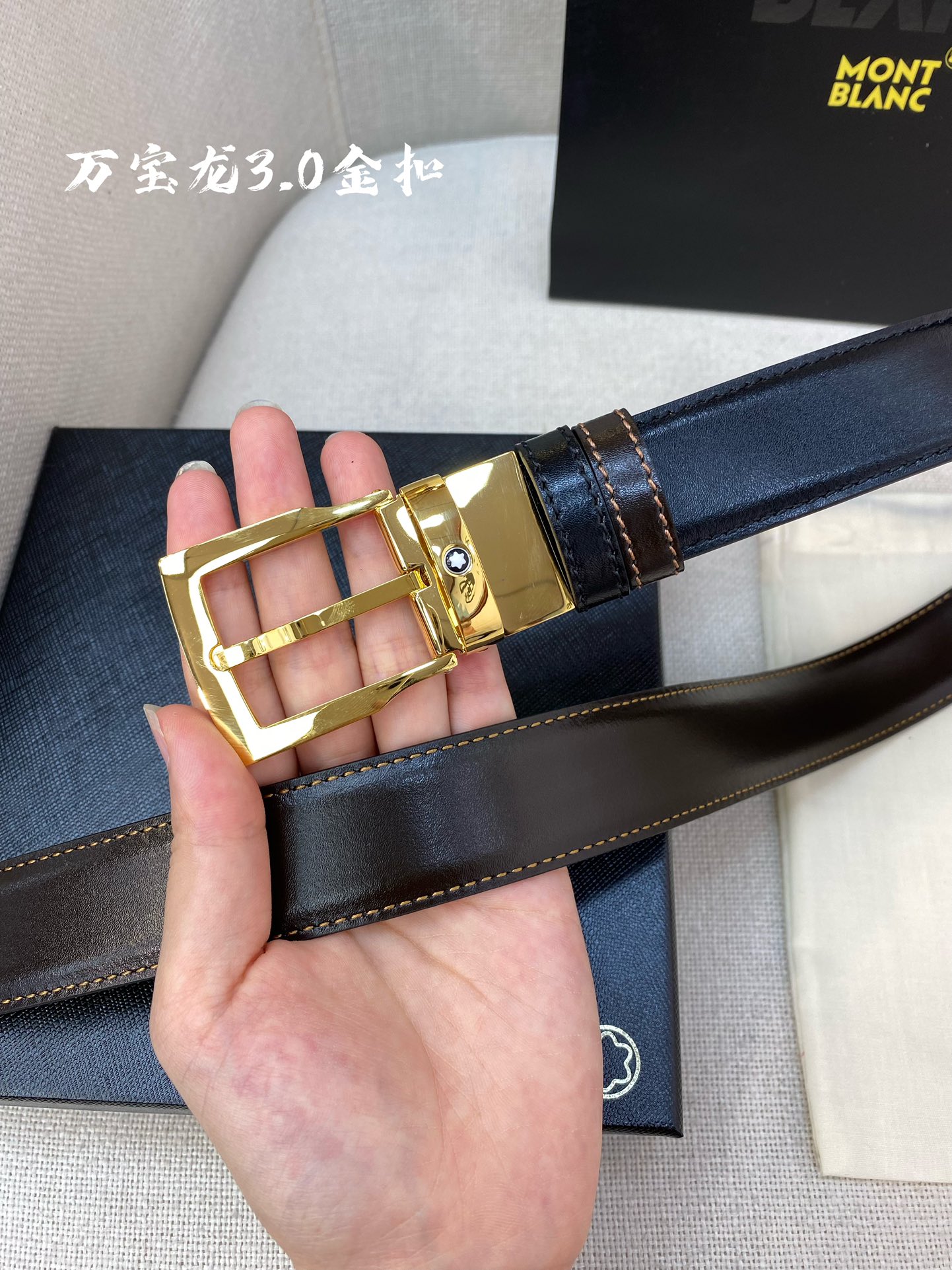 Montblanc万宝龙宽3.0cm