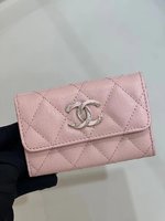 Chanel High
 Wallet Card pack Cowhide