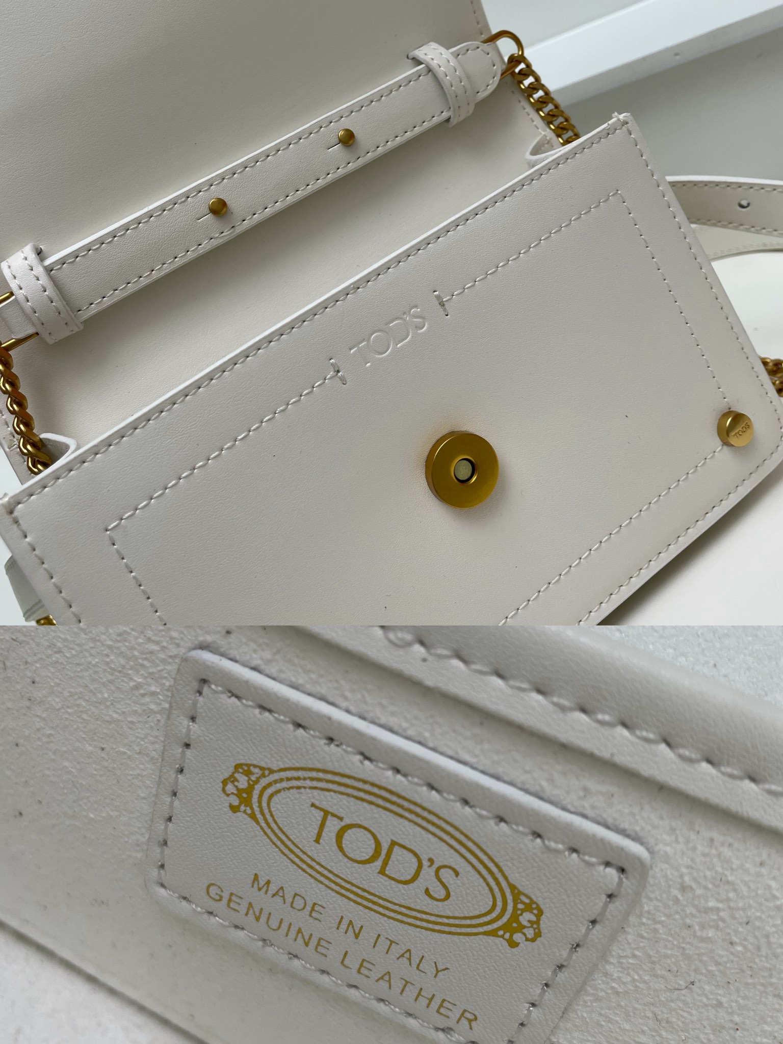 420 TOD'S Timeless 小号牛皮斜挎/腰包