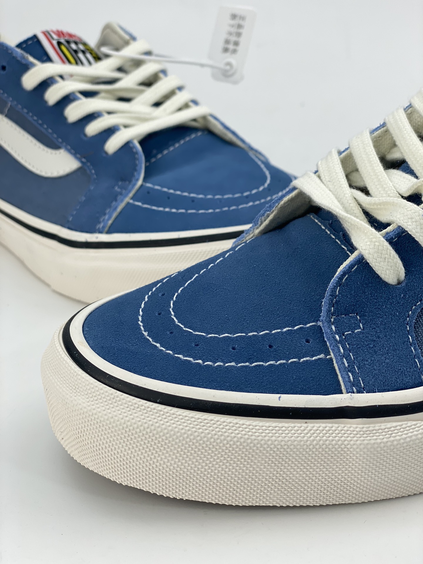 Vans SK8-Low environmentally friendly blue new generation retro contrasting low-cut vulcanized canvas shoes