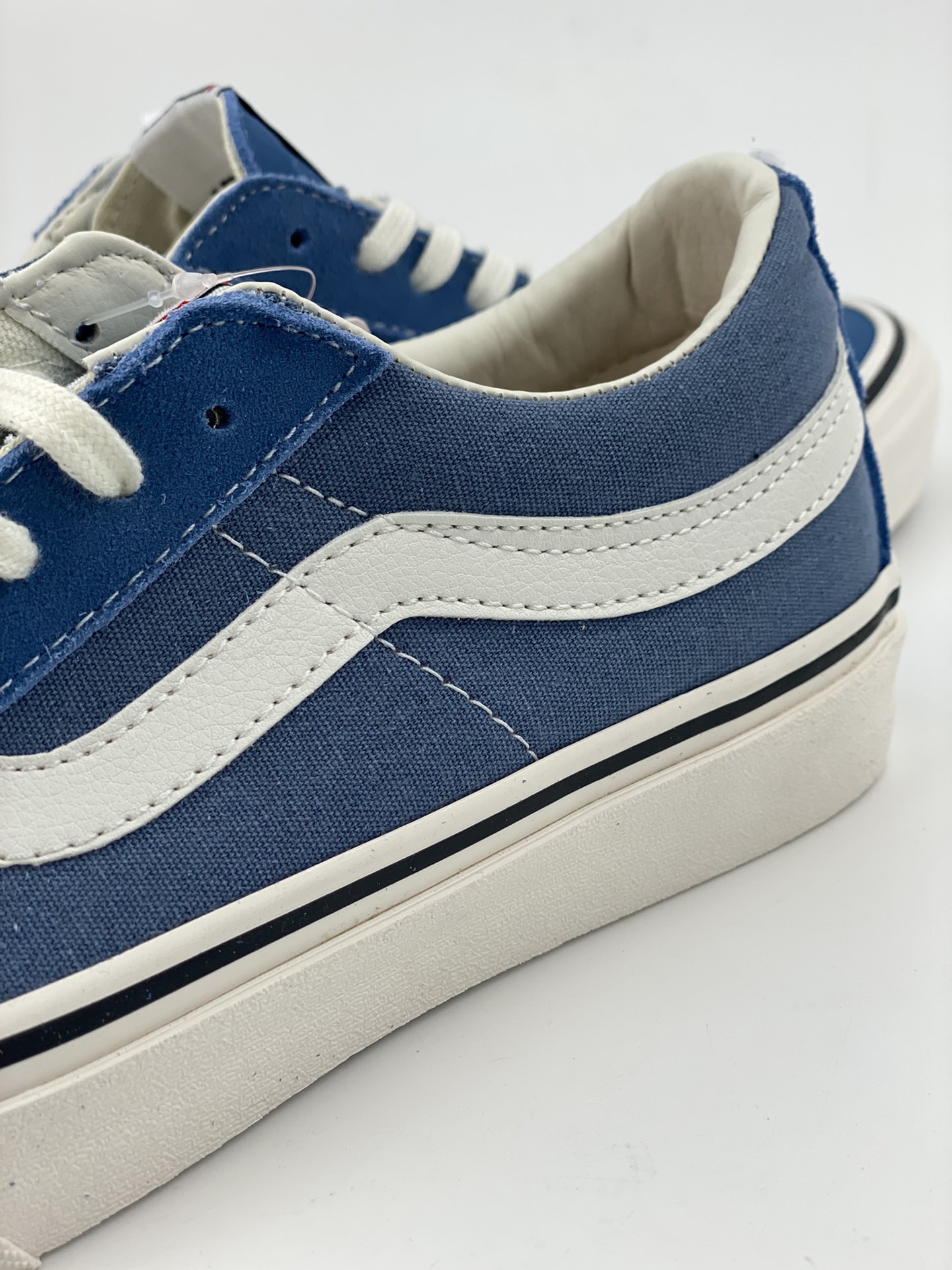 Vans SK8-Low environmentally friendly blue new generation retro contrasting low-cut vulcanized canvas shoes