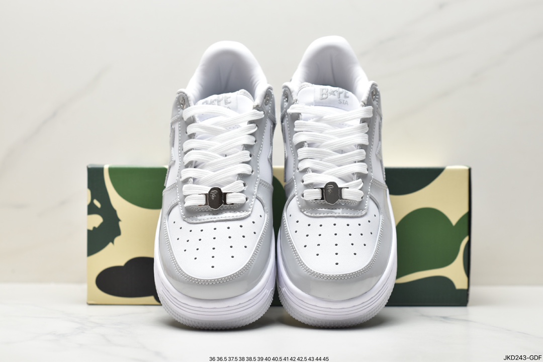 Japan's Harajuku fashion brand A Bathing Ape BAPE Sk8 Sta Low SK8 series low-top casual sports skateboard shoes