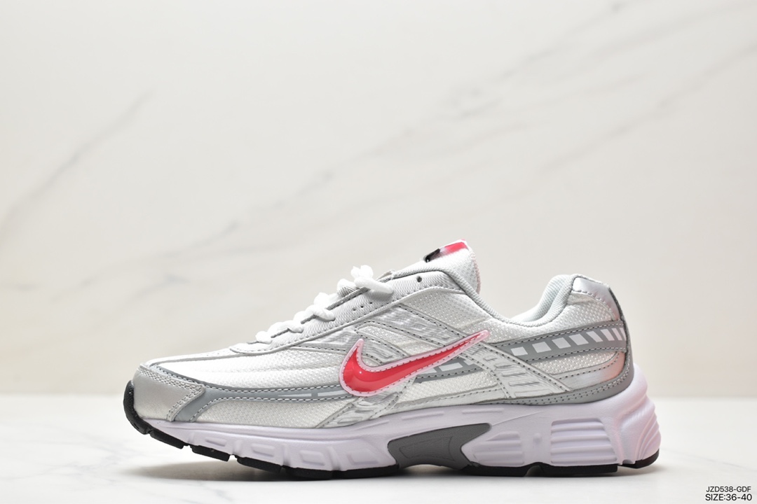 Nike Initiator 2020 retro dad shoes breathable mesh shiny silver wear-resistant anti-slip outsole 394053-101