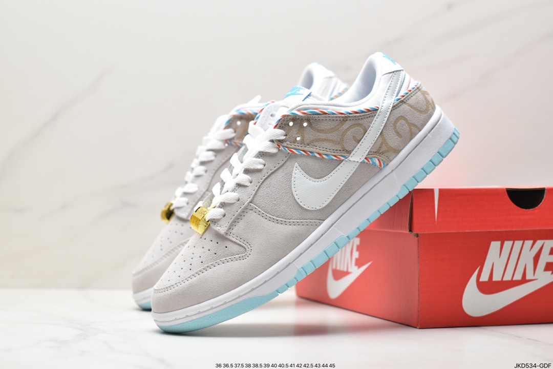 Nike SB Dunk Low Pro ”Orange Label White” dunk series low-top sneakers DH7614-500