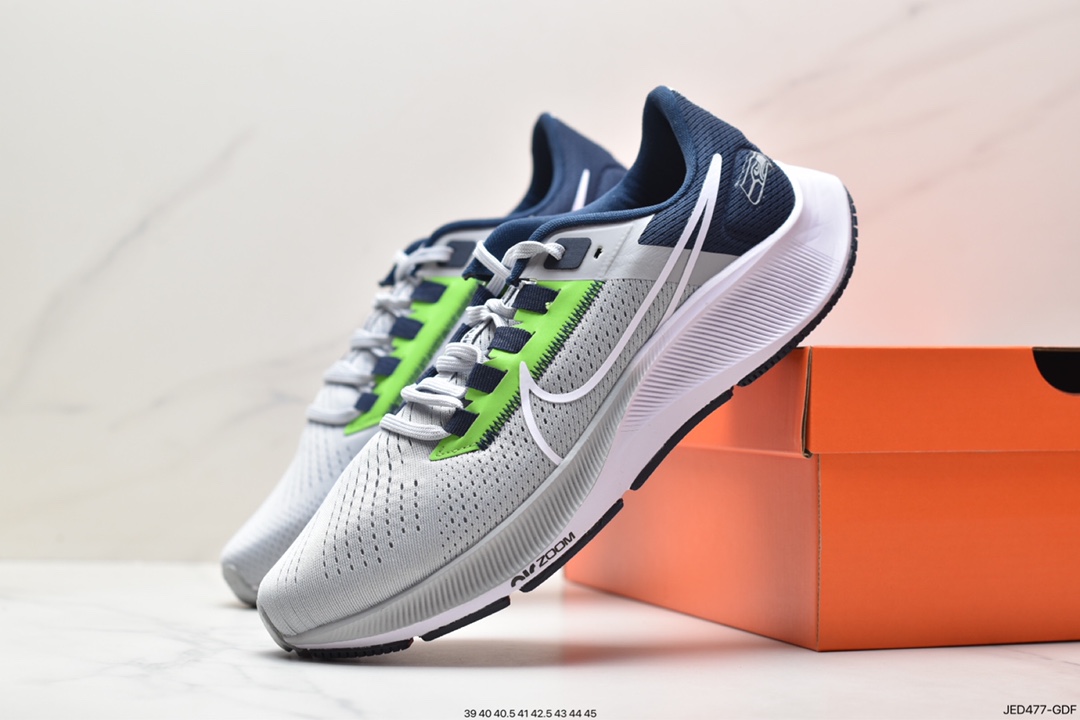 150 Nike Zoom Pegasus 38”Sail White/Yellow/Navy”38代超级飞马涡轮慢跑鞋 DQ5077-141