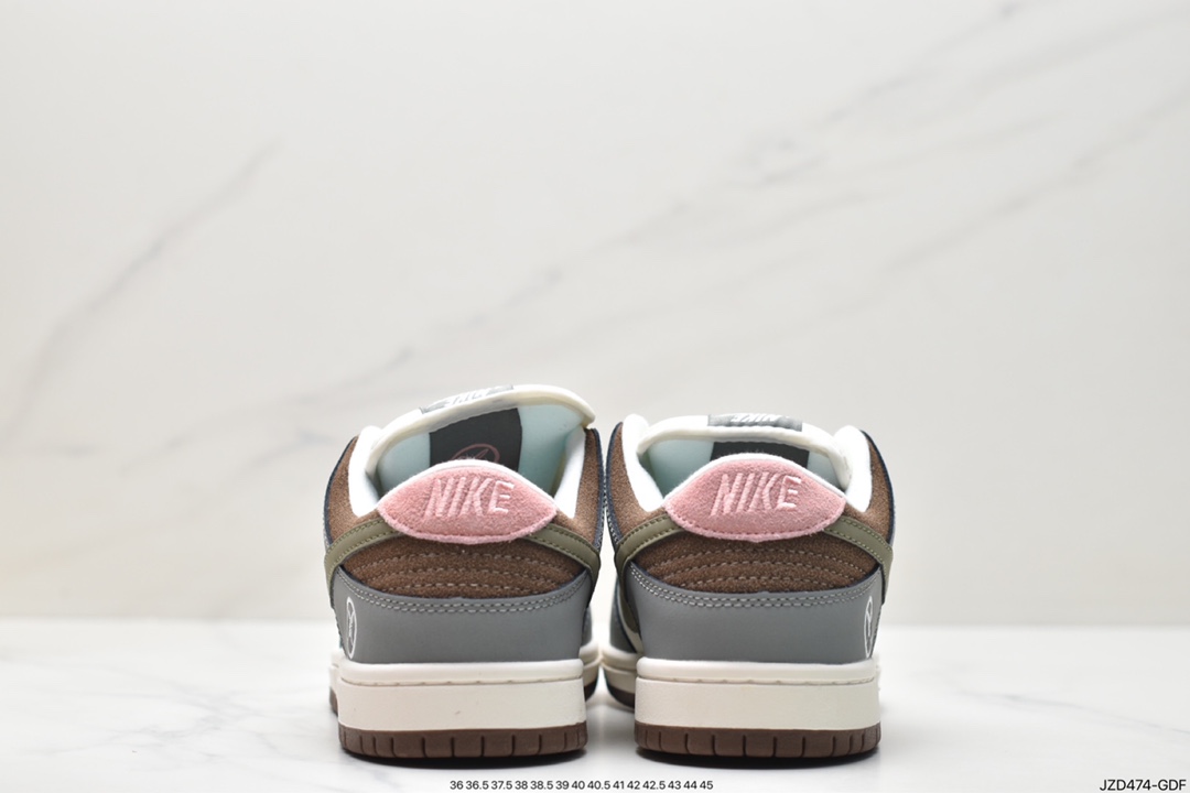 Yuto Horigome x Nike SB Dunk Low Gray and White Feather FQ1180-001