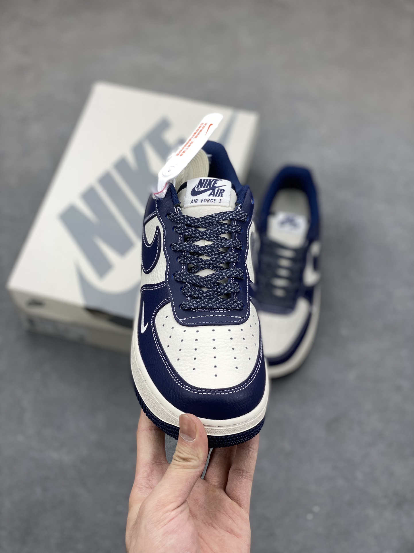 Nike Air Force 1 '07 Low Stussy Deep Ocean Blue Limited Edition Sneakers 3 i1685909679 1908 1