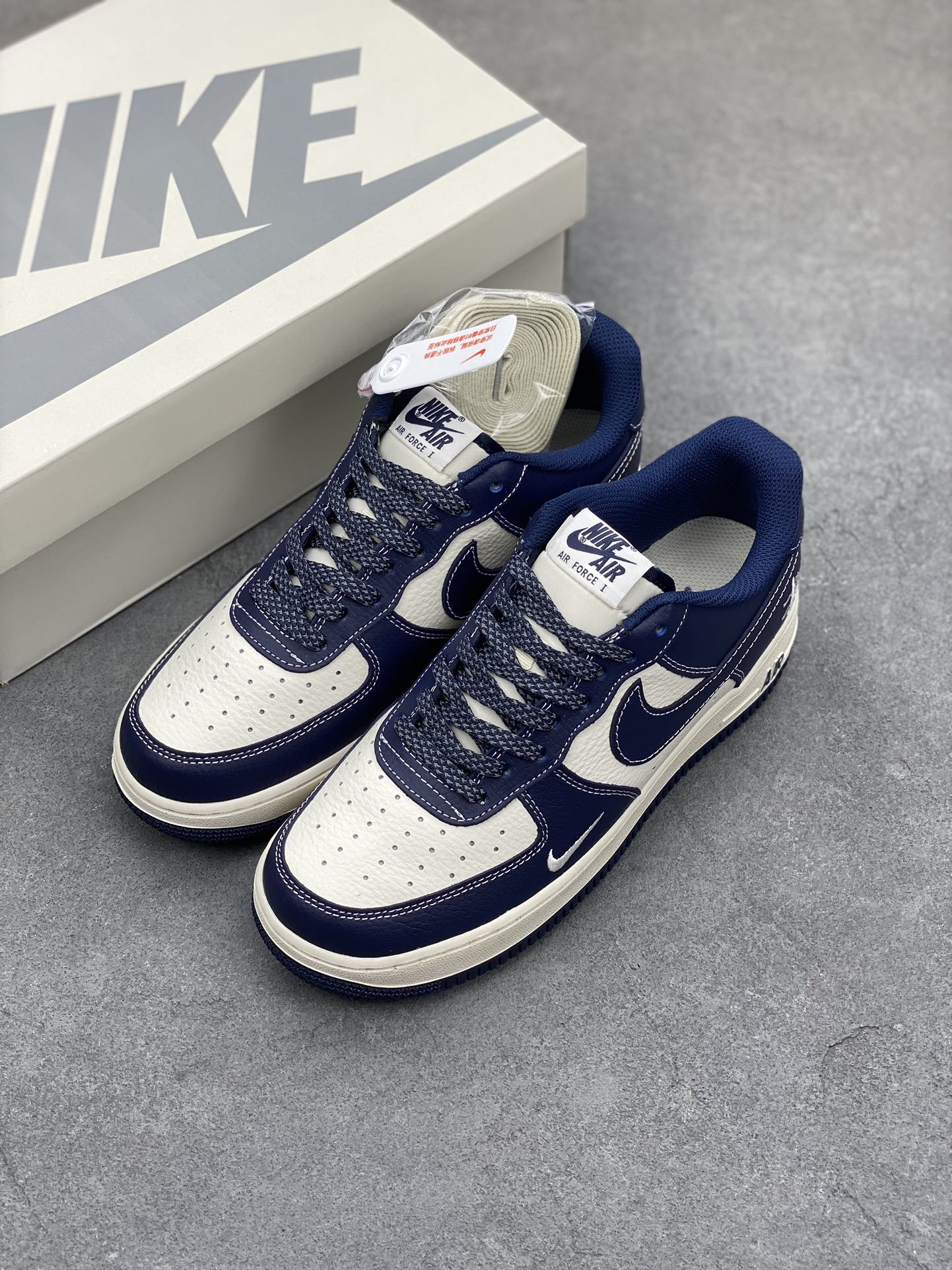 Nike Air Force 1 '07 Low Stussy Deep Ocean Blue Limited Edition Sneakers 9 i1685909679 9072 7