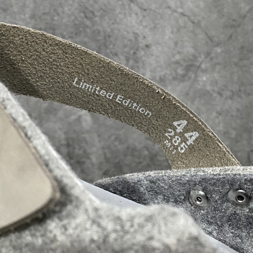 图片[6]-【G版纯原】 Birkenstock 勃肯 x联名 Dior迪奥 Tokio 开发耗时2个多月！ 灰色 真羊毛纤维材质鞋面！ 黑色、沙色 头层牛翻毛皮 ！ TPU圆头包头设计！ 侧面独家开模金属锁扣设计！ 精致原版包装+配件齐全！ 私模开发，非经典勃肯大底！ 尺码： 35-46、超大尺码，外贸特供！-选品中心